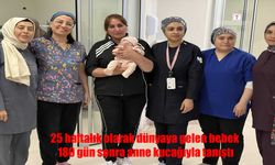 25 Haftalık Doğan Elfin, 180 Gün Sonra Annesine Kavuştu