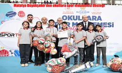 Malatya Büyükşehir’den 300 Okula Spor Malzemesi Desteği