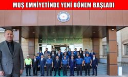 Muş’un yeni İl Emniyet Müdürü Melih Kuzudişli, törenle görevine başladı