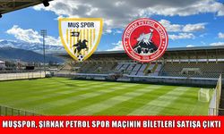 Muşspor, Şırnak Petrol Spor maçının biletleri satışa çıktı: İşte fiyatlar