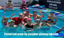 Pertek’te Çocuklar “Yüzme Bilmeyen Kalmasın” Projesiyle Yüzme Öğrendi