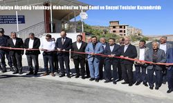 Malatya Akçadağ Yalınkaya Mahallesi’ne Yeni Cami ve Sosyal Tesisler Kazandırıldı