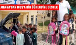 Almanya’dan Muş’a yardım eli: Bin öğrencinin ihtiyaçları karşılandı