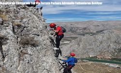 Kemaliye’de Türkiye’nin Tek Via Ferrata Parkuru Adrenalin Tutkunlarını Bekliyor