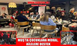 Muş’ta çocuklara moral, ailelere destek için bir araya geldiler