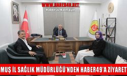 Muş İl Sağlık Müdürlüğü’nden MGC ve Haber49’a ziyaret