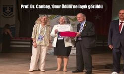 Prof. Dr. Canbay, Türk Fizik Derneği Onur Ödülü’ne Layık Görüldü