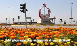 Van Sahil Yolunda Geniş Kapsamlı Peyzaj ve Bakım Çalışmaları Devam Ediyor