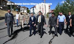 İspir’de Heyelan Sonrası Bölgeye Acil Müdahale
