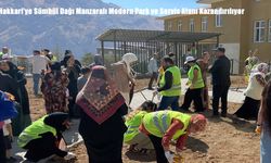 Hakkari’ye Sümbül Dağı Manzaralı Modern Park ve Servis Alanı Kazandırılıyor