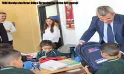TKDK Malatya’dan Kırsal Bölge Öğrencilerine Eğitim Seti Desteği