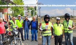Ardahan’da Trafik Ekiplerinden Motosiklet Sürücüleri İçin Bilinçlendirme Çalışmaları