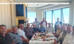 Erzurum’da 42 Yıl Sonra Bir Araya Gelen Asker Tertipleri Dostlukları Pekiştirdi