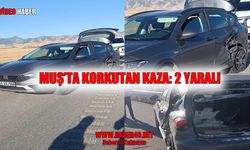 Muş'ta trafik kazası: 2 yaralı