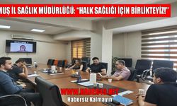 Muş’ta ‘Halk Sağlığı Haftası’ değerlendirme toplantısı yapıldı