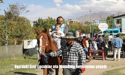 Ata Binme Heyecanı Van’daki Miniklerin Yüzünü Güldürdü
