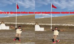 Kars’ta 5. Sınıf Öğrencisinin Kafkas Dansı Sosyal Medyada Viral Oldu