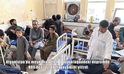 Afganistan'da meydana gelen 6 büyüklüğündeki depremde 800'den fazla kişi yaşamını yitirdi