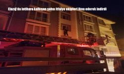 Elazığ’da İntihara Kalkışan Şahıs İtfaiye Ekiplerinin Müdahalesiyle Kurtarıldı