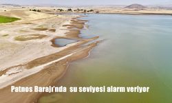 Patnos Barajı'nda Su Seviyesi Alarm Veriyor: Kuraklık Endişeleri Artıyor