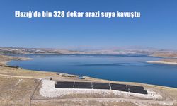Elazığ’da Tarımda Yeni Dönem: Keban’da Bin 328 Dekar Arazi Baraj ve GES Projesiyle Sulamaya Açıldı
