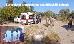 Görme engelli şahıstan acı haber