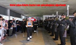 Vefat Eden Kıbrıs Gazisi Ali Türkoğlu Son Yolculuğuna Uğurlandı