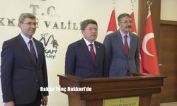 Adalet Bakanı Yılmaz Tunç Hakkari’de: Adalet Sarayı’nın Temeli Atılıyor