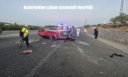 Malatya-Elazığ yolunda otomobil devrildi: 1 yaralı