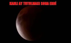 Muş'ta 'kanlı ay' tutulması izleyenleri büyüledi