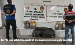 Ağrı’da Tırın Yakıt Deposunda 56 Kilo Sıvı Metamfetamin Ele Geçirildi