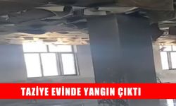 Muş’ta taziye evinde korkutan yangın