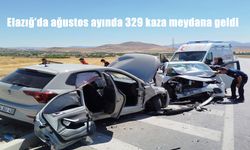 Elazığ'da Ağustos ayında 329 kaza meydana geldi