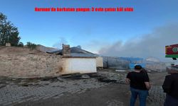 Narman’da korkutan yangın: 3 evin çatısı yandı