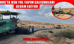 Muş’ta köy yolları modern görünüme kavuşuyor