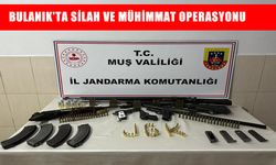 Bulanık’ta operasyon: Çok sayıda silah ve mühimmat ele geçirildi