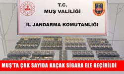 Muş’ta kaçak sigara operasyonu