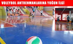 Bulanık’ta voleybol antrenmanlarına yoğun ilgi