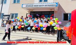 Aydınlar Beldesinde İlköğretim Haftası Törenle Başladı