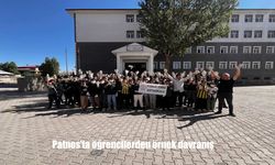 Öğrencilerden Topluma Örnek Davranış