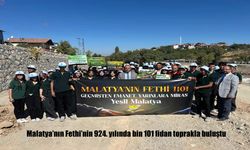Malatya’da Bin 101 Fidan Toprakla Buluştu