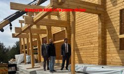 Arpaçay’da Kütük Ev Projesi Hızla İlerliyor