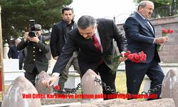 Vali Çiftçi’den şehitlik ziyareti