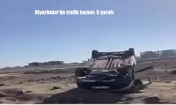 Diyarbakır’da trafik kazası: 5 yaralı