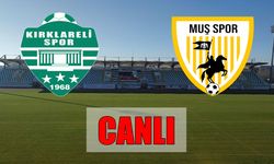 Muşspor-Kırklarelispor maçı CANLI
