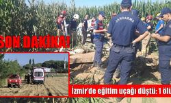 Son Dakika: Eğitim uçağı düştü 1 ölü