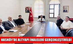 Hasköy’ün Azıklı ve Sarıbahçe köylerinin altyapı ihaleleri tamamlandı