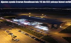 Ağustos Ayında Erzurum Havalimanı 115 Bin 833 Yolcuya Hizmet Verdi