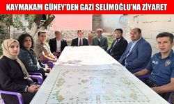 Hasköy Kaymakamı Güney, Gazi Selimoğlu’nu ziyaret etti