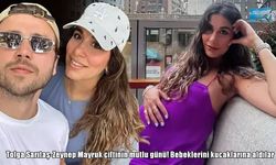Tolga Sarıtaş ve Zeynep Mayruk İlk Bebeklerini Kucaklarına Aldı